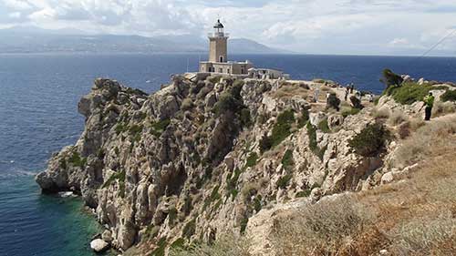 Ο Φάρος στο ακρωτήριο Μελαγκάβι